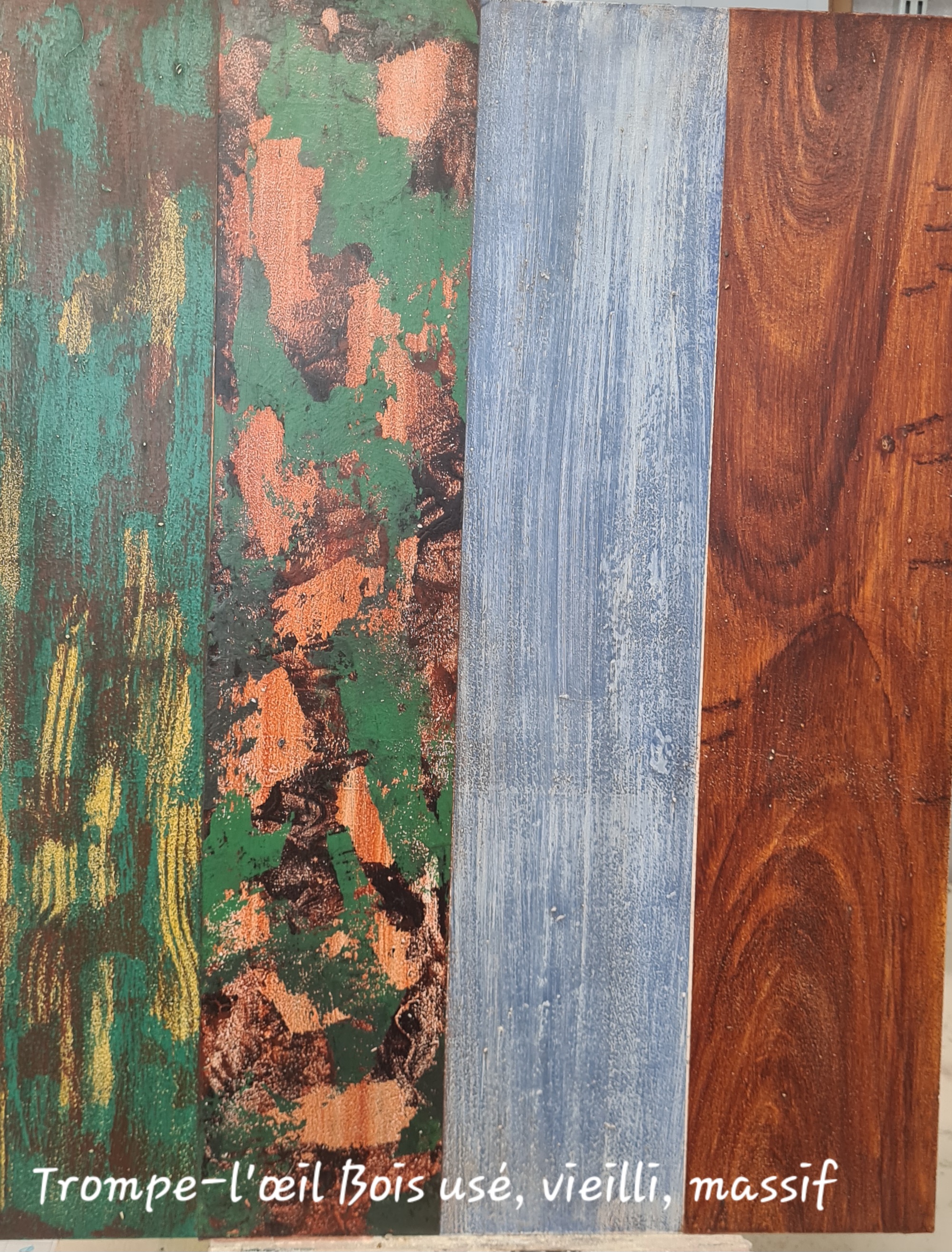 Echantillons Bois et métal